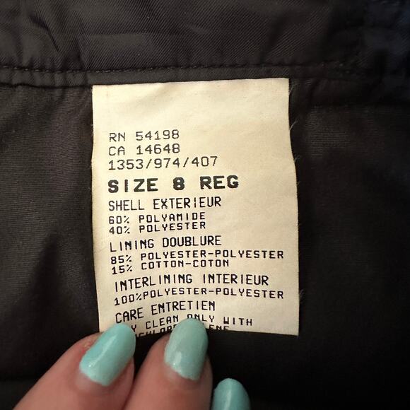 BOGNER | 90s Vintage Black Insulated Ski Pants | Size 8 Regular - Picture 9 of 10